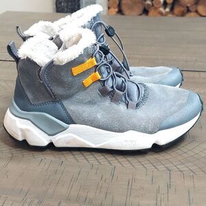Rax Grey Suede Fur Lined Hiking Boots Sz 7.5